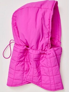 FREE PEOPLE Glacier Chaser Convertible Balaclava in Candy Pink NWT
